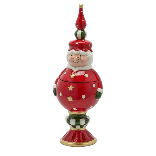 Contenitore Mamma Natale Topiary EDG Enzo De Gasperi – Decorazione Natalizia di Design