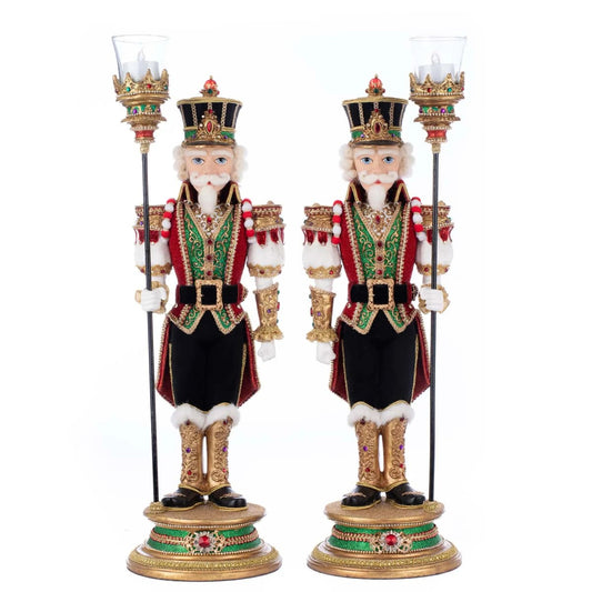 Xmas Ball Nutcr.Vot.W/Tealight Ass/2 Tt Rd Cm - Katherine's Collection Christmas Decoration | North Pole Christmas Shop®