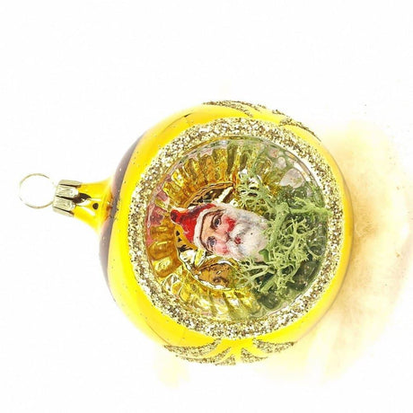 Acquista in Italia Confezione di 6 Sfere Reflectors con Santa Claus in vetro 8 cm di Nostalgie Christbaumschmuck
