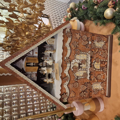 Decoro Casetta Avvento EDG Enzo De Gasperi – Decorazione Natalizia di Design