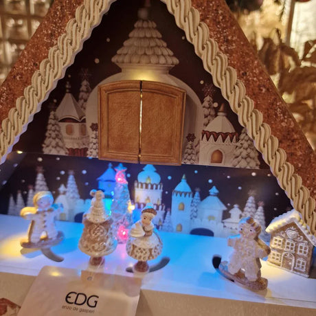 Decoro Casetta Avvento EDG Enzo De Gasperi – Decorazione Natalizia di Design