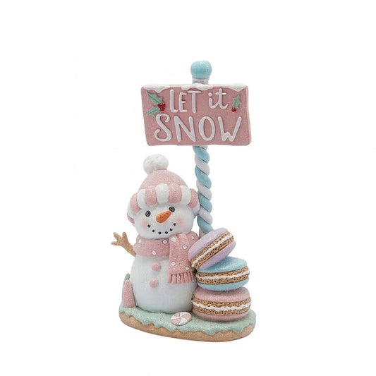 Decoro Omino di neve Candy EDG Enzo De Gasperi – Decorazione Natalizia di Design
