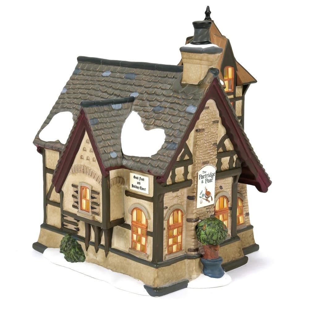 Department 56 Villaggio Polo Nord - Statuetta Elfo Con Torre Di Cioccolata Calda, 15x10,2x12,7 Cm