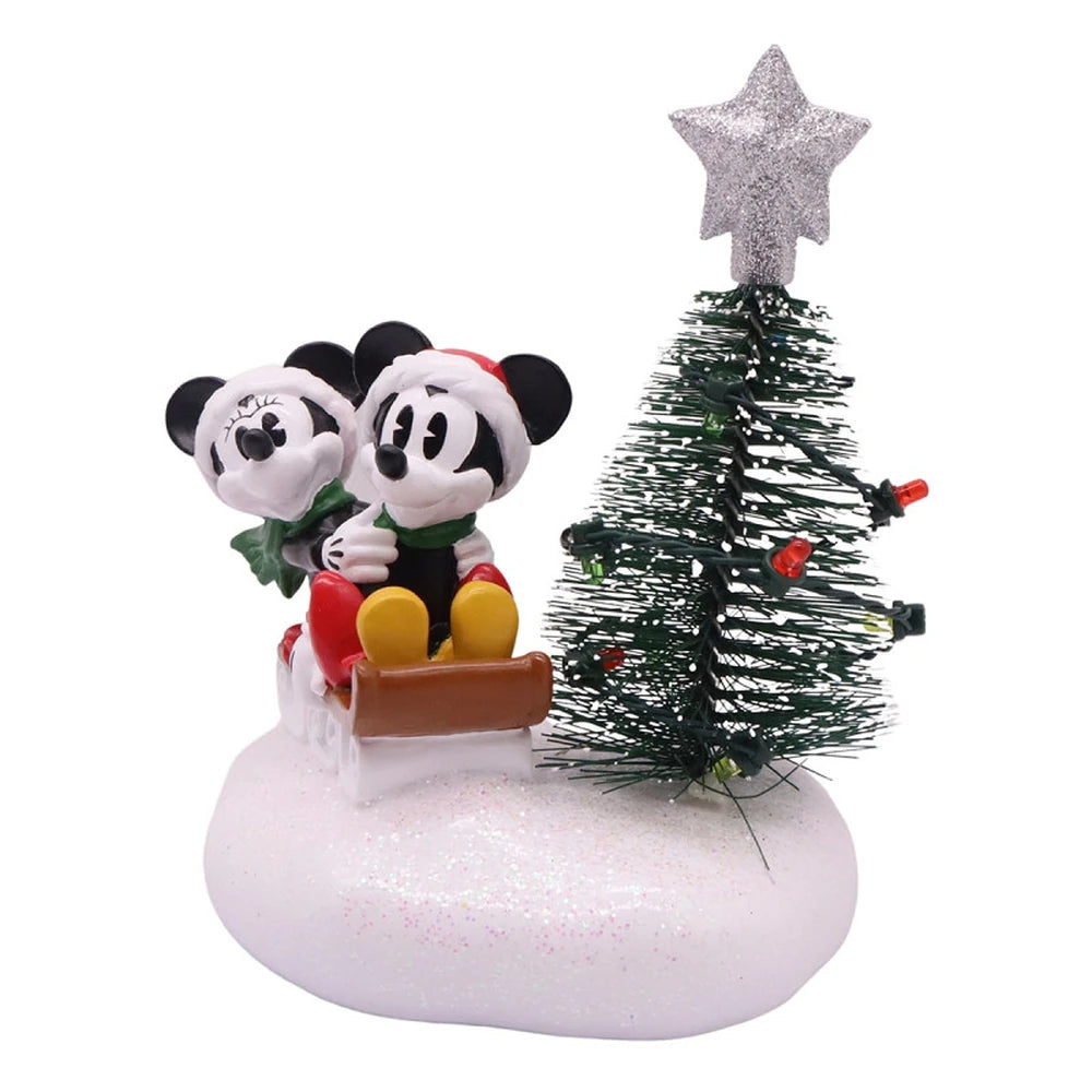 Albero di Natale con Topolino, Minnie e Slitta