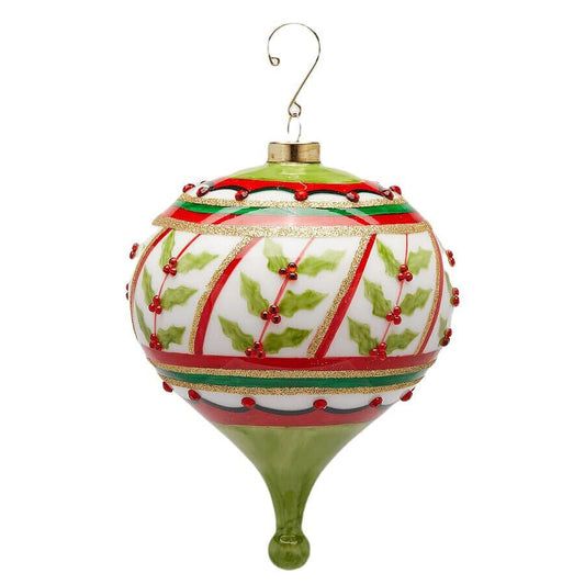 Acquista Addobbo Trottola Agrifoglio di EDG per Natale 2024