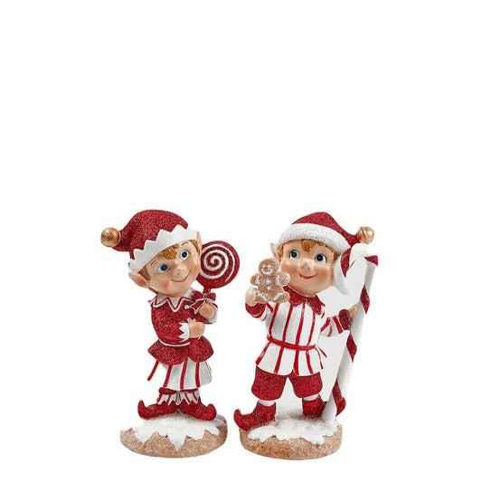 Acquista Decoro Elfo Set di 2 Assortiti di EDG per Natale 2024