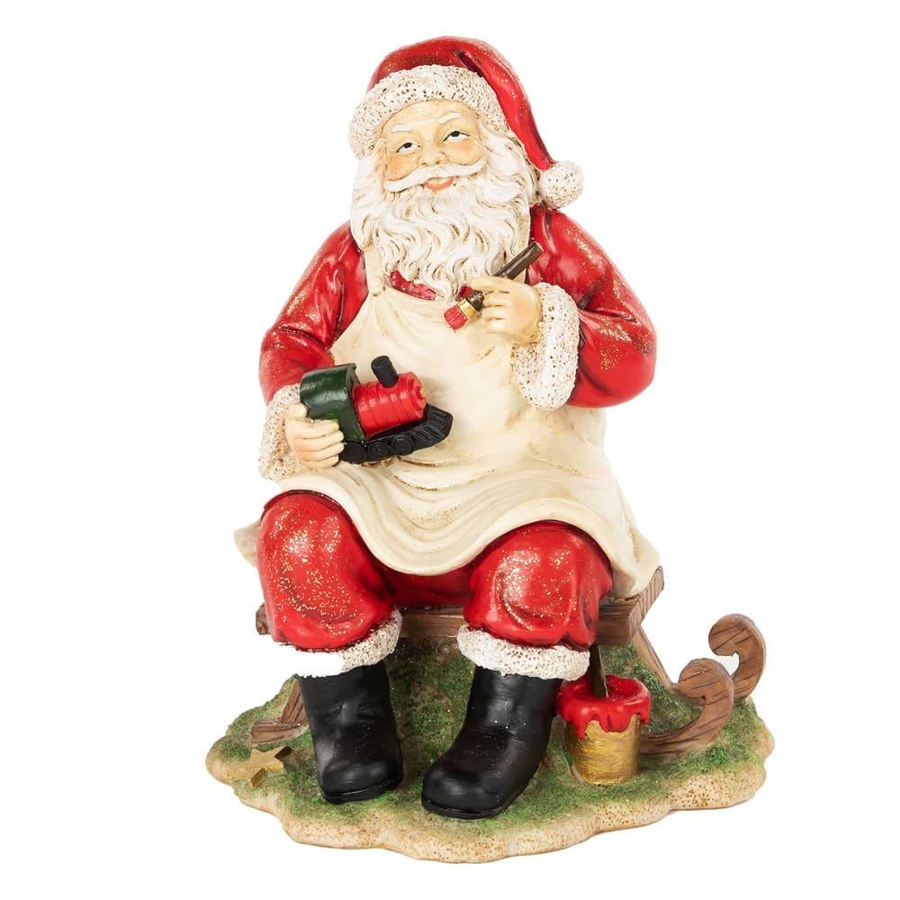 Peluche Feisty Pets Ebenezer Il Babbo Natale Orso – 8 Pollici, William Mark, Natale - Foto 4