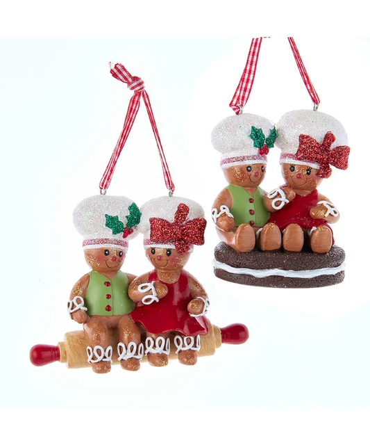 2 Ornamenti Gingerbread assortiti in Cucina Kurt Adler