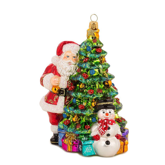 Scopri l'Incanto Natalizio con le Decorazioni in Vetro Soffiate a Bocca e Dipinte a Mano da Huras Family Polonia – Glassware.