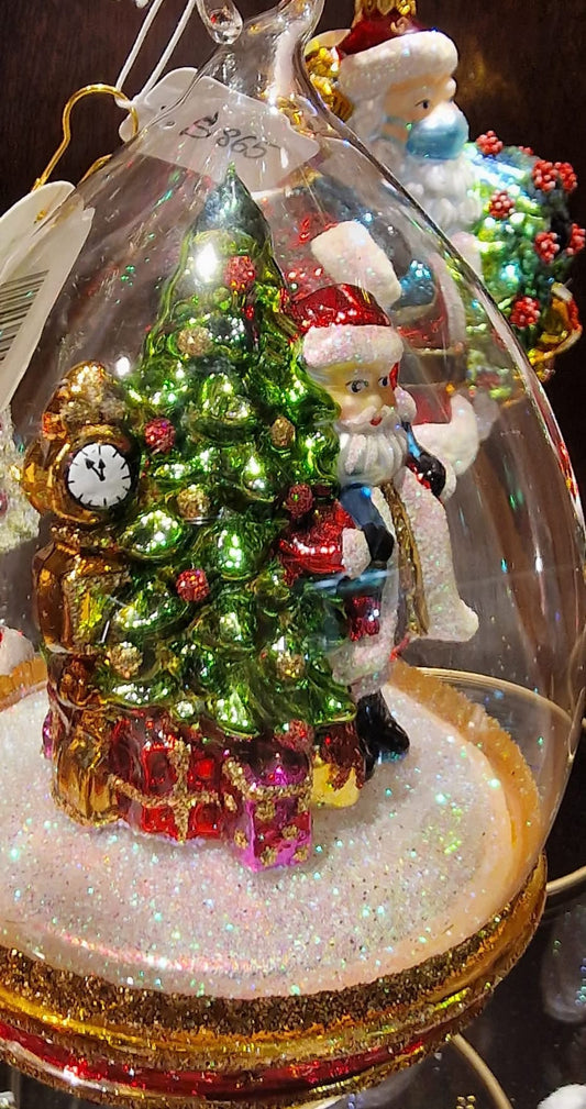 Scopri l'Incanto Natalizio con le Decorazioni in Vetro Soffiate a Bocca e Dipinte a Mano da Huras Family Polonia – Glassware.