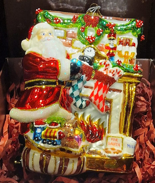 Scopri l'Incanto Natalizio con le Decorazioni in Vetro Soffiate a Bocca e Dipinte a Mano da Huras Family Polonia – Glassware.