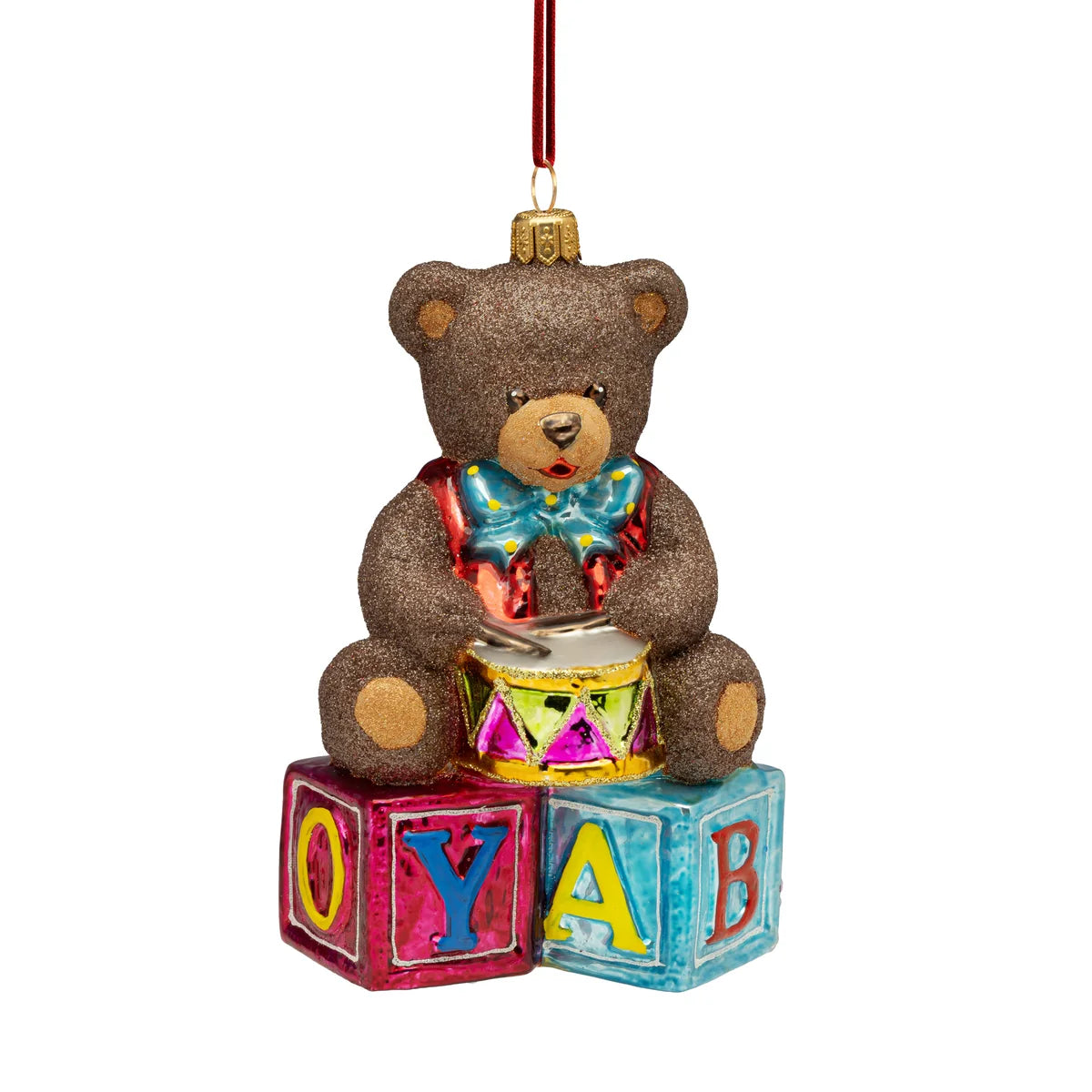 Huras Family Teddy Bear with Babys Blocks