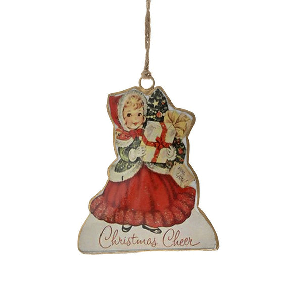 Decorazione di Natale in vendita Ornamento natalizio di metallo stile vintage