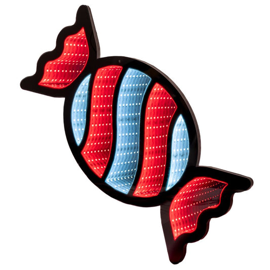 Decorazione di Natale in vendita Specchio infinito con led  Caramella