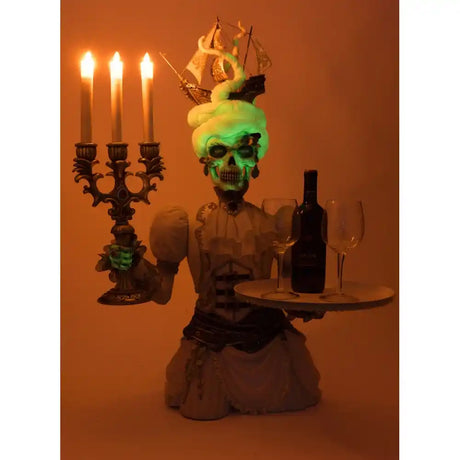 Scheletro Adelaide con candelabro e vassoio Katherine's Collection