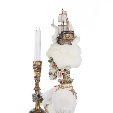 Scheletro Adelaide con candelabro e vassoio Katherine's Collection