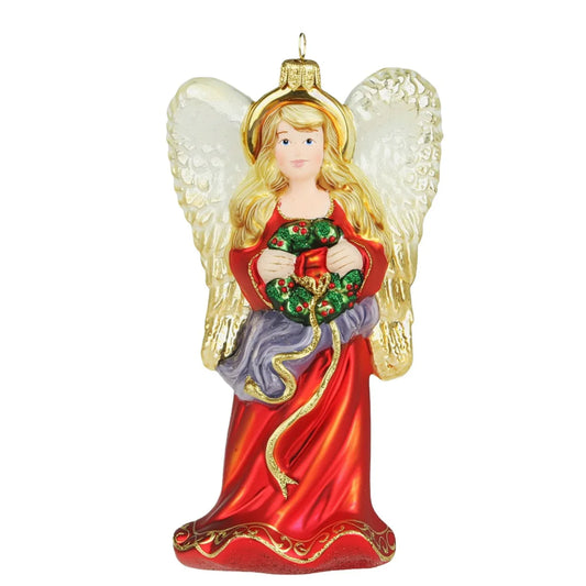 Acquista in Italia Komozja Family Natale 2025 Angelo con ghirlanda