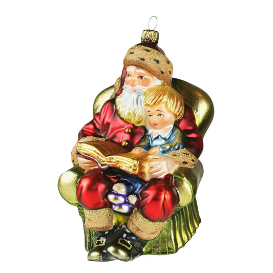 Acquista in Italia Komozja Family Natale 2025 Babbo Natale in poltrona