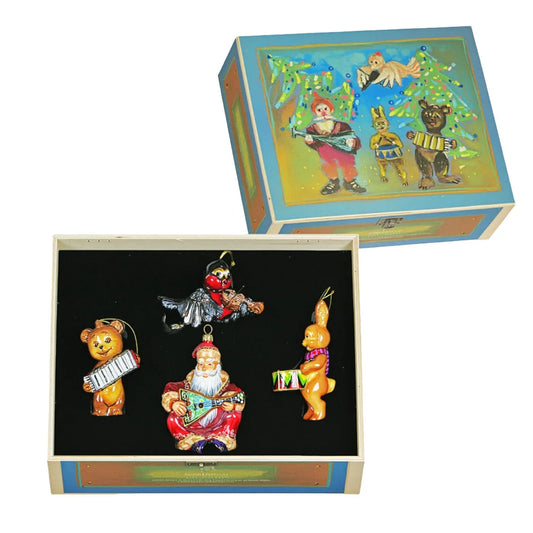 Acquista in Italia Komozja Family Natale 2025 Collezione Orchestra di Animali