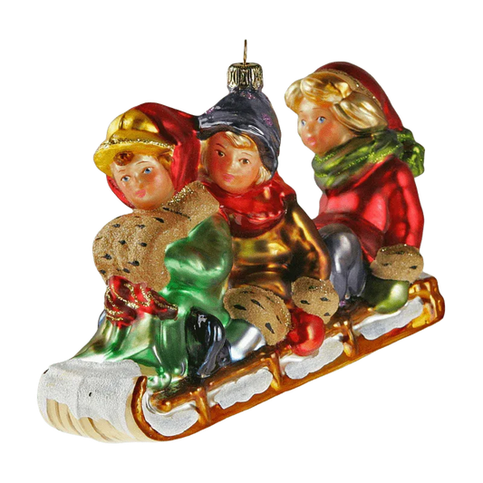 Bambini su slittino Komozja Family