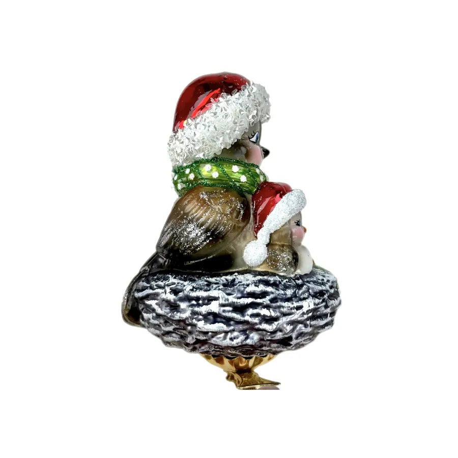 Birds on Clip Koronex 2732X Ornamento Natale