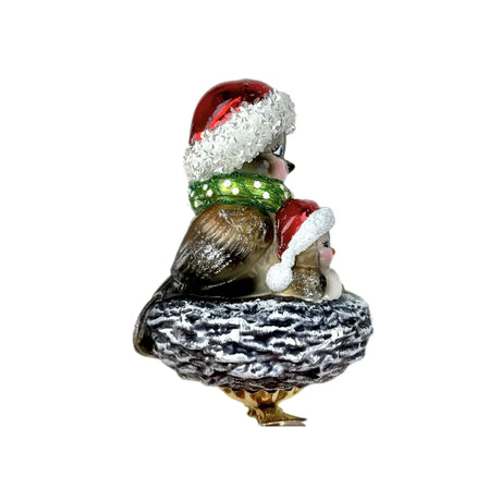 Birds on Clip Koronex 2732X Ornamento Natale