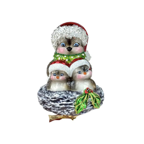 Birds on Clip Koronex 2732X Ornamento Natale
