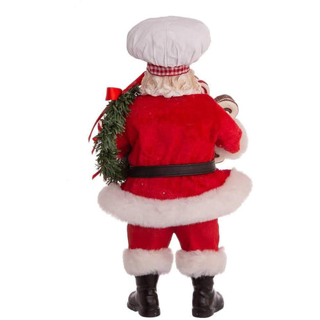 Kurt Adler Fabriché Chef Santa 27 cm – Babbo Natale Chef con Pan di Zenzero | North Pole Christmas Shop®
