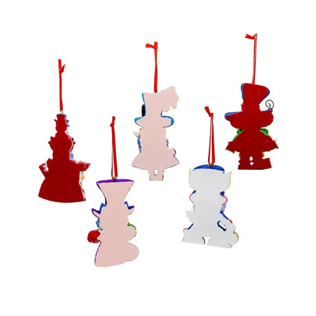 Ornamenti con personaggi di Alice nel Paese delle Meraviglie, 5 assortiti H5906