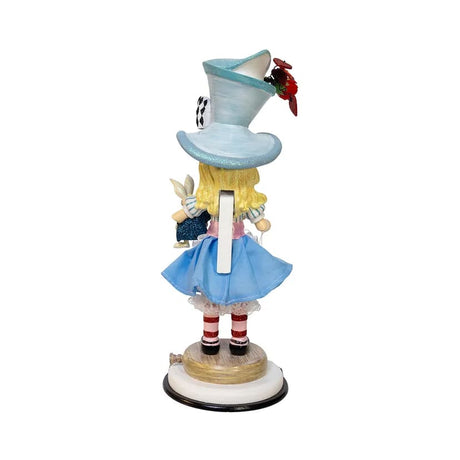 Kurt Adler Hollywood Alice Nutcracker 33 cm – Schiaccianoci Alice nel Paese delle Meraviglie | North Pole Christmas Shop®