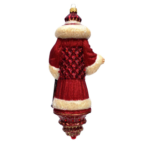 Christmas is all Around Ornamento Albero in Vetro