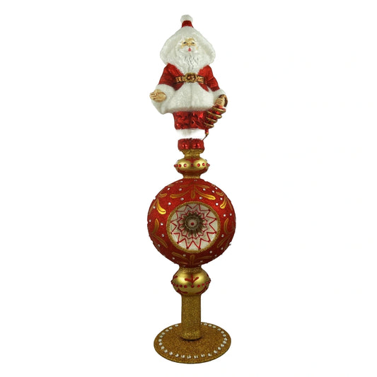 Preordina Christmas Couture Singing in the Snow Puntale Albero in Vetro