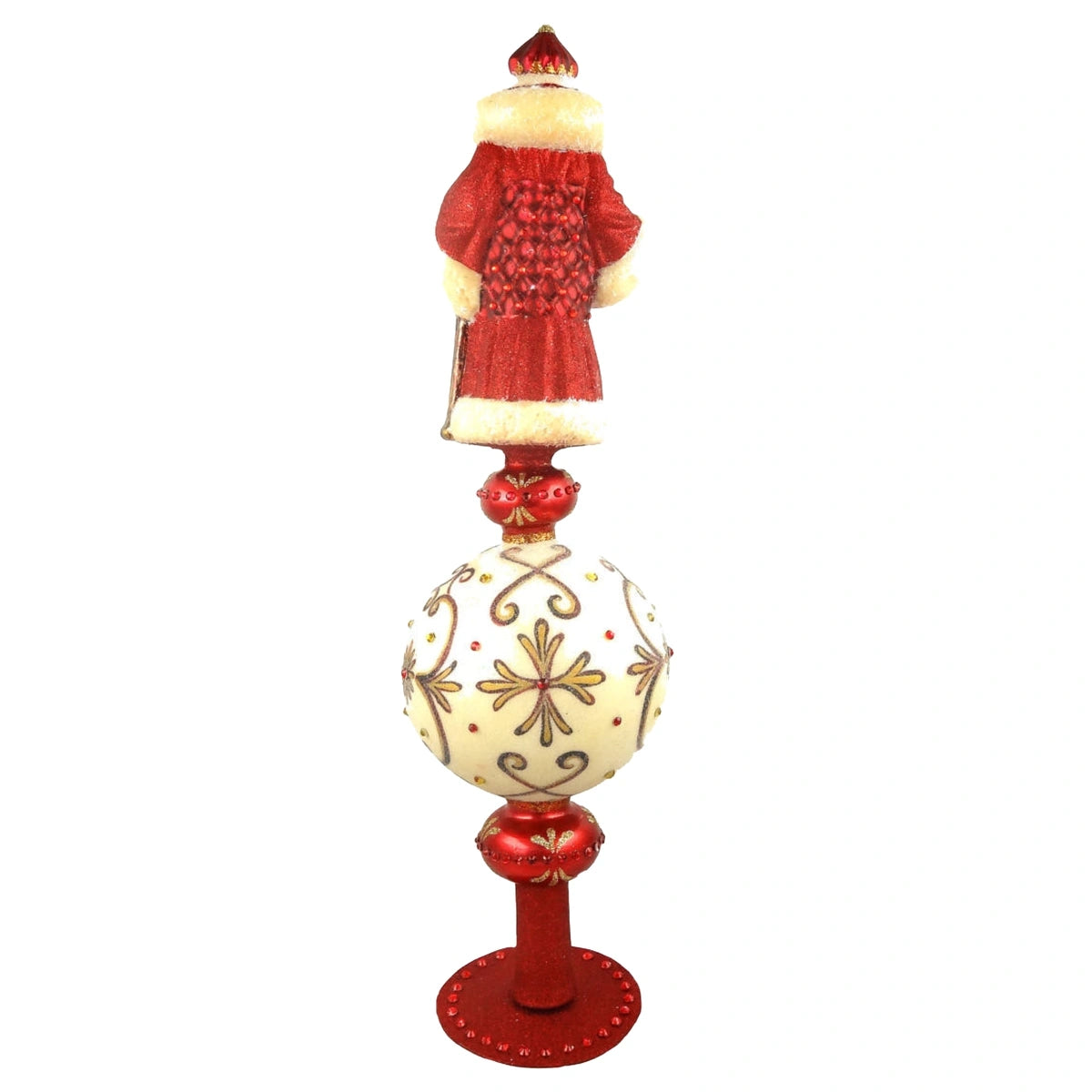 Christmas is all Around Puntale Albero in Vetro
