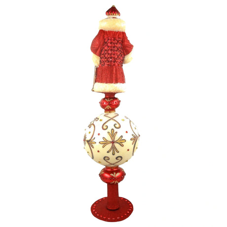 Christmas is all Around Puntale Albero in Vetro