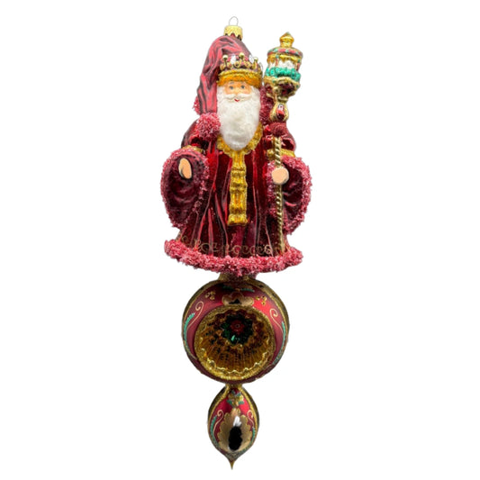 Preordina Christmas Couture Winter Red on the Wood Ornamento Albero Vintage in Vetro