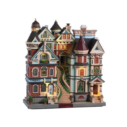 Lemax Houses on a Hill – Villaggio di Natale Lemax | North Pole Christmas Shop®