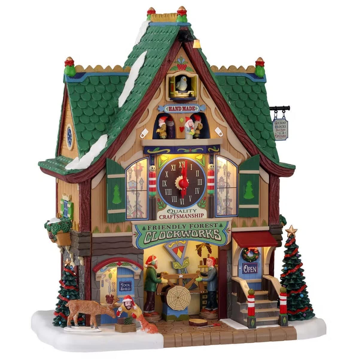 Lemax Friendly Forest Clockworks – Villaggio di Natale Lemax | North Pole Christmas Shop®