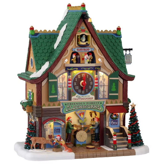Lemax Friendly Forest Clockworks – Villaggio di Natale Lemax | North Pole Christmas Shop®