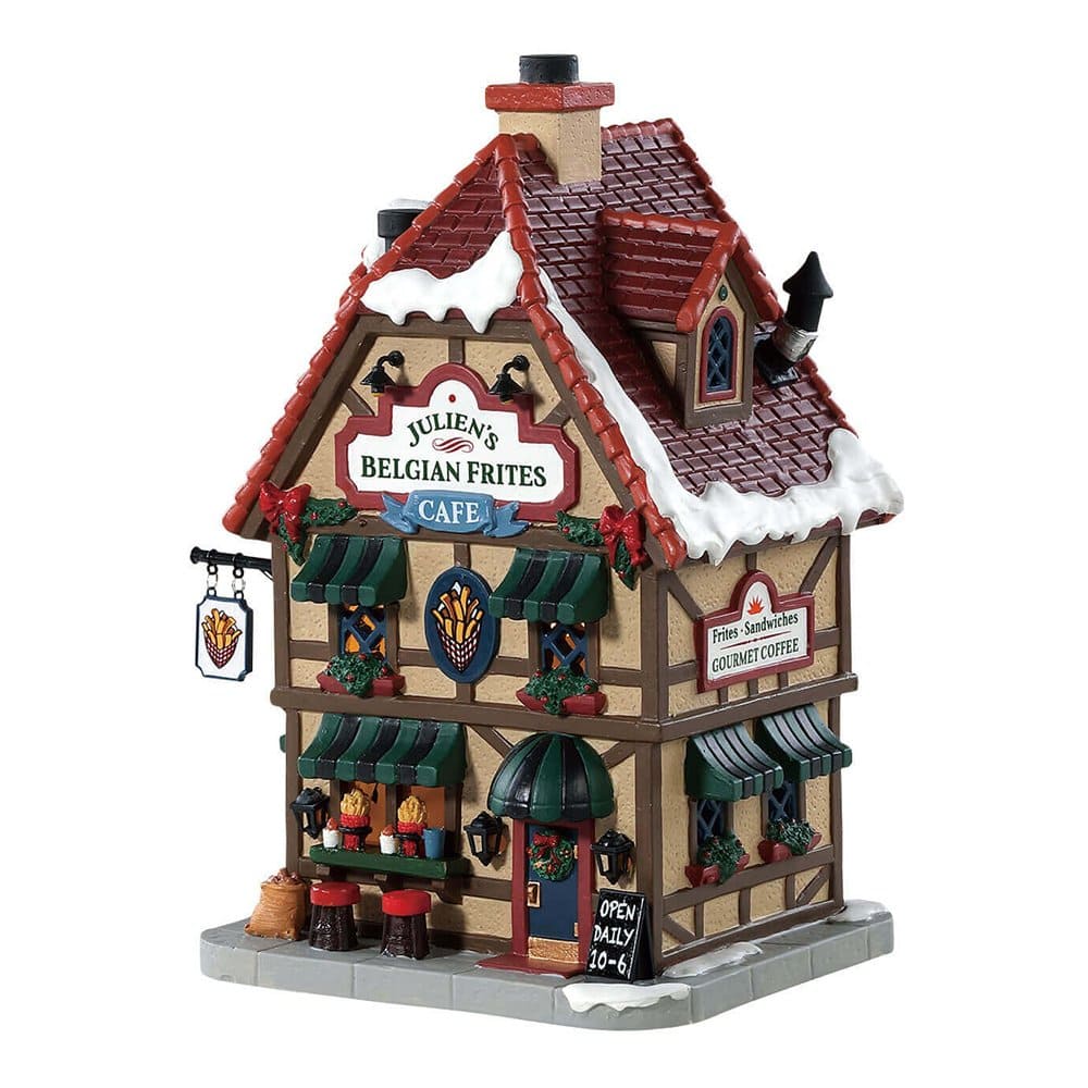 Lemax Julien Belgian Frites Café – Villaggio di Natale Lemax | North Pole Christmas Shop®