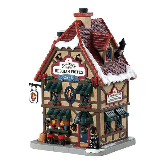 Lemax Julien Belgian Frites Café – Villaggio di Natale Lemax | North Pole Christmas Shop®