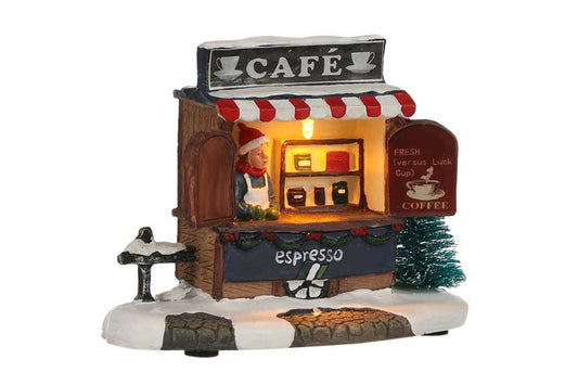 Luville Italia 2024 bancarella mercatino di natale caffetteria