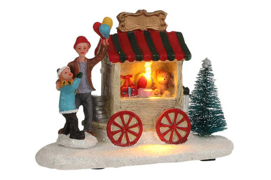 Luville Italia 2024 bancarella mercatino di natale giocattoli