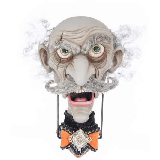 Mortimer Macabre Door Knocker Gry 31Cm - Katherine's Collection Christmas Decoration | North Pole Christmas Shop®