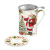 Mug e sottobichiere con infusiera Magic Christmas Easy Life