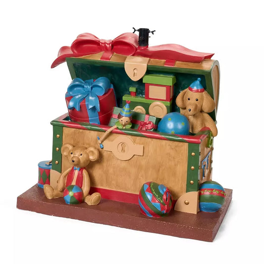 Base Albero Natale Baule Giochi Nuvole di Stoffa