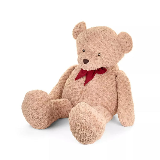 Peluche Orso Fiocco Rosso Nuvole di Stoffa