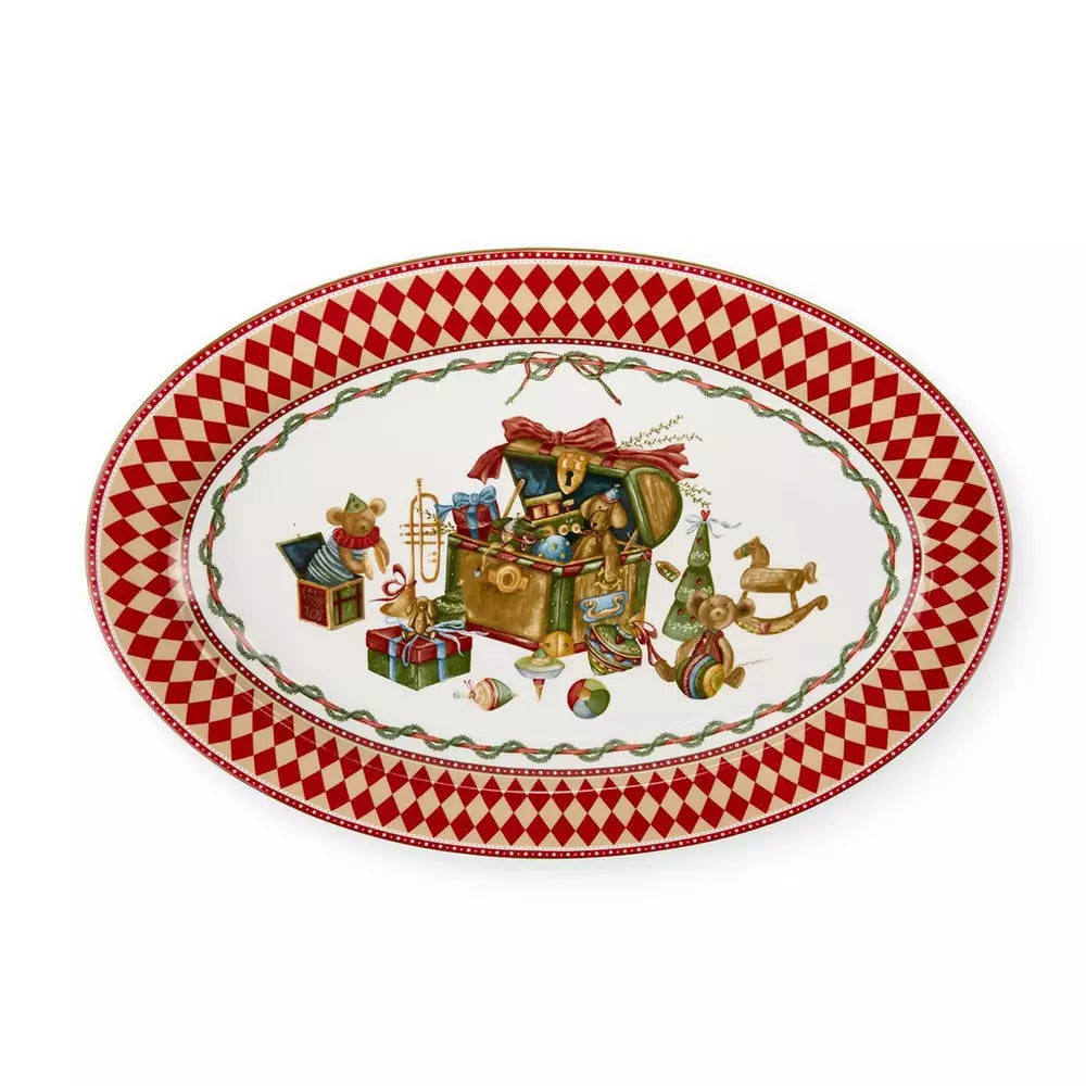 Piatto Portata Vintage Toys Nuvole di Stoffa