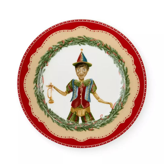 Set da 2 Piatto Dolce Frutta Vintage Toys Nuvole di Stoffa