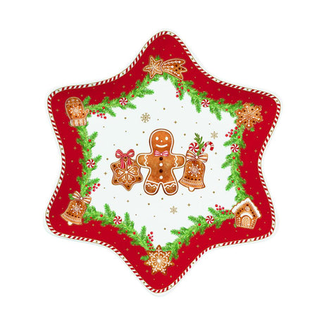 Piatto Ø 22,5 cm porcellana FANCY GINGERBREAD Easy Life Pozzi Milano