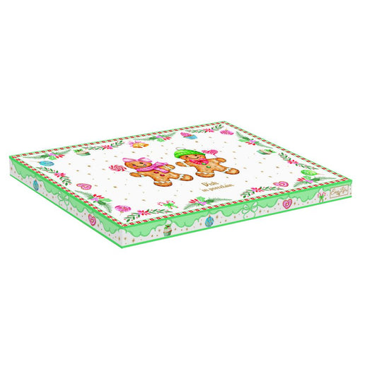 Piatto sagomato in porcellana Sweet Christmas Easy Life